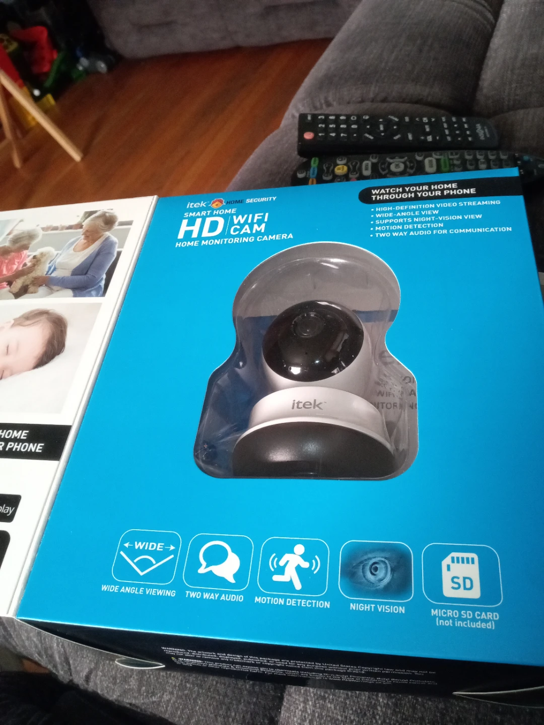 Brand New, Itek Smart Home HD WiFi Security Camera - photo 2