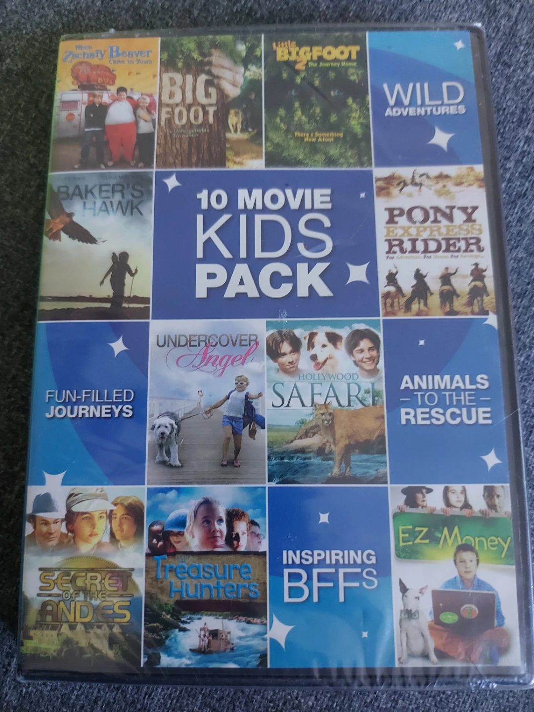 10 Movie Kids Pack DVD