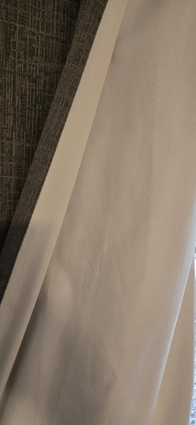 Textured Grommet Curtains - Brown - photo 4