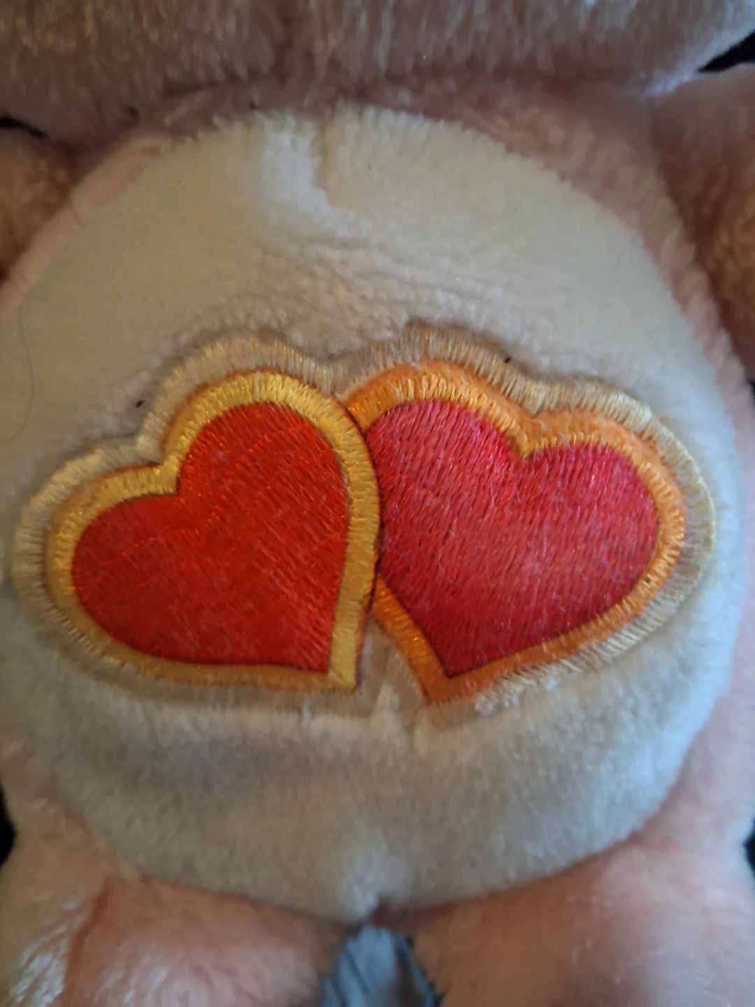 vintage Pink Care Bear Plush Toy - photo 3