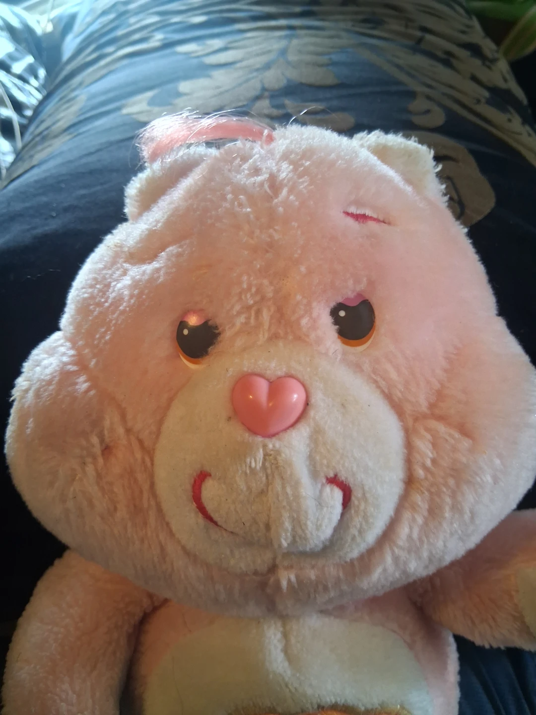 vintage Pink Care Bear Plush Toy - photo 4
