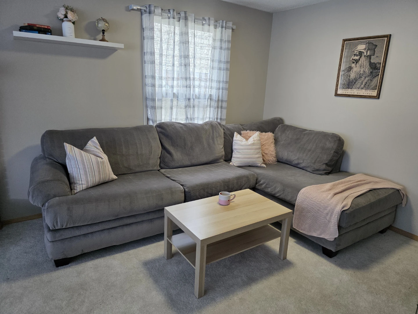 Large Grey Sectional Sofa