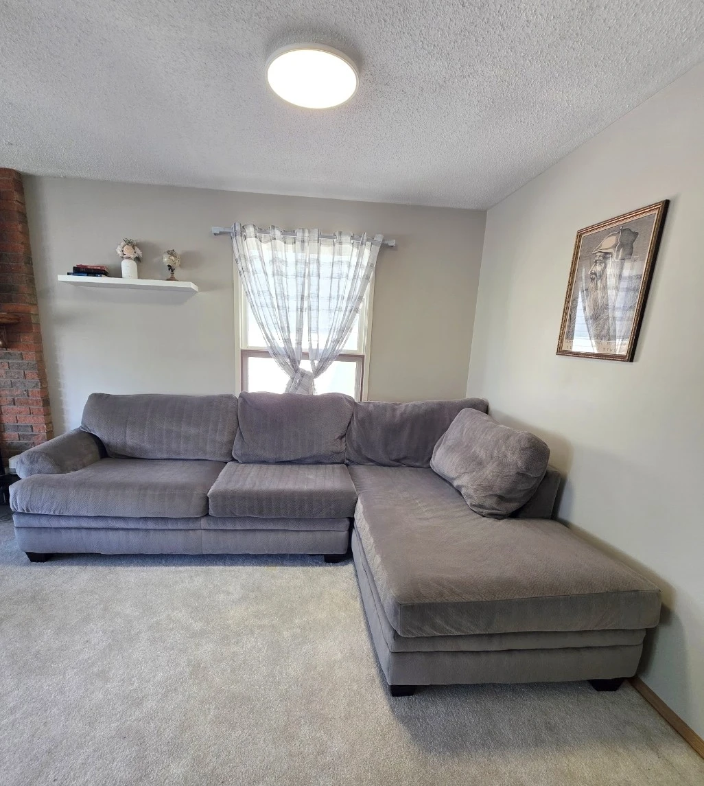 Large Grey Sectional Sofa - photo 2
