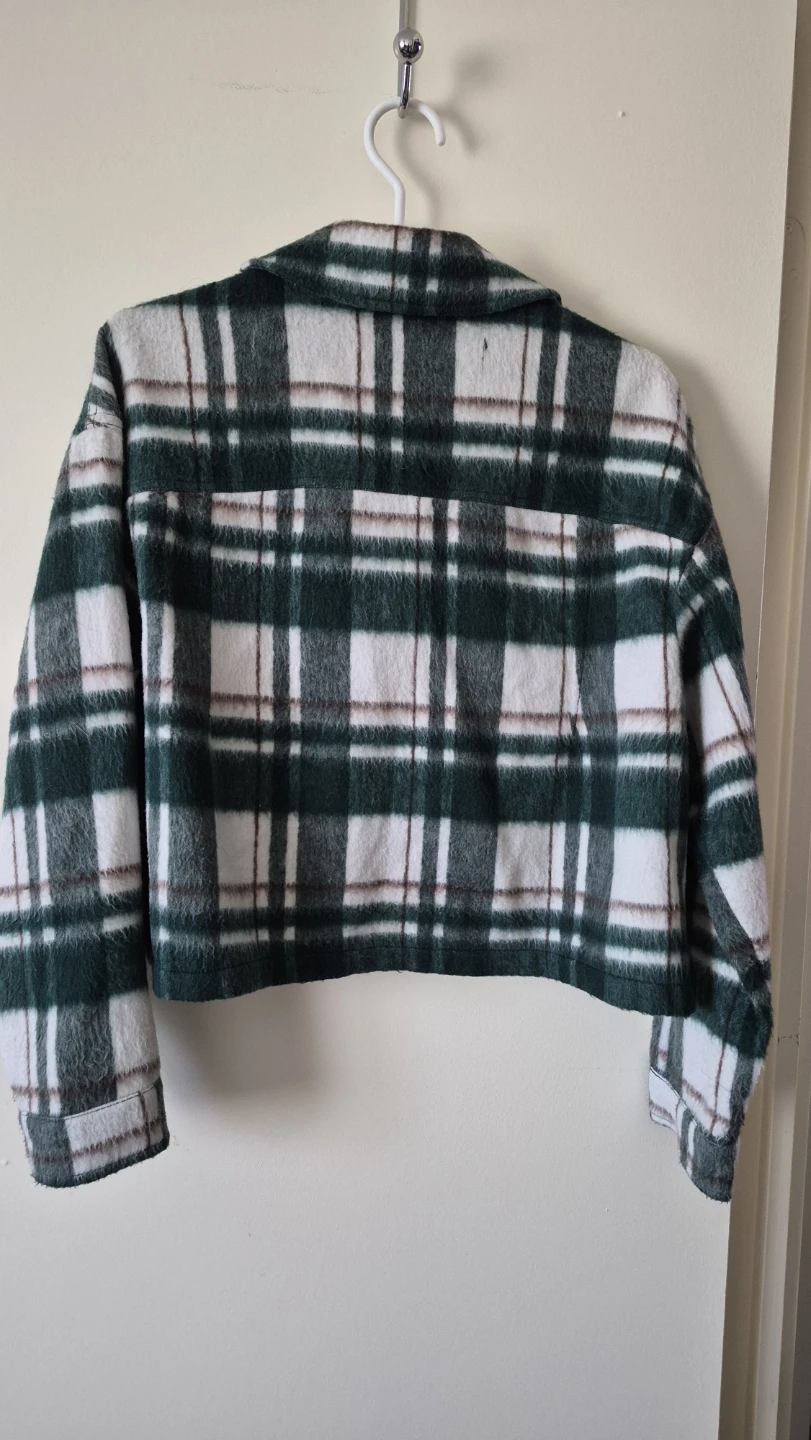 Zara Plaid Shacket - Size Medium - photo 2