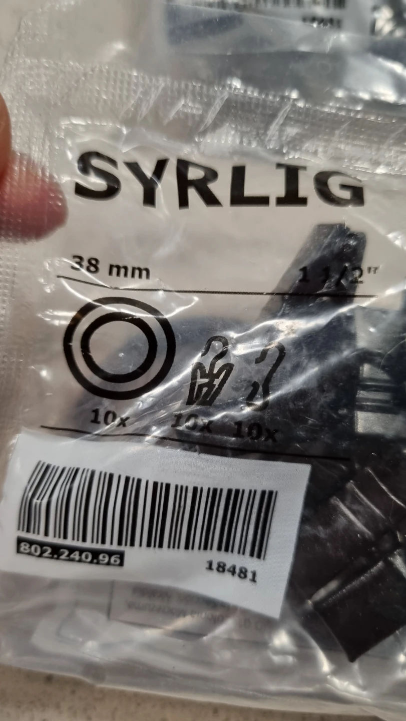 IKEA Syrling Curtain Rings - 2 Packs - photo 2