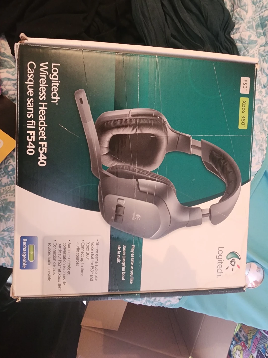 Logitech Wireless F540 Gaming Headset for PS3/Xbox 360