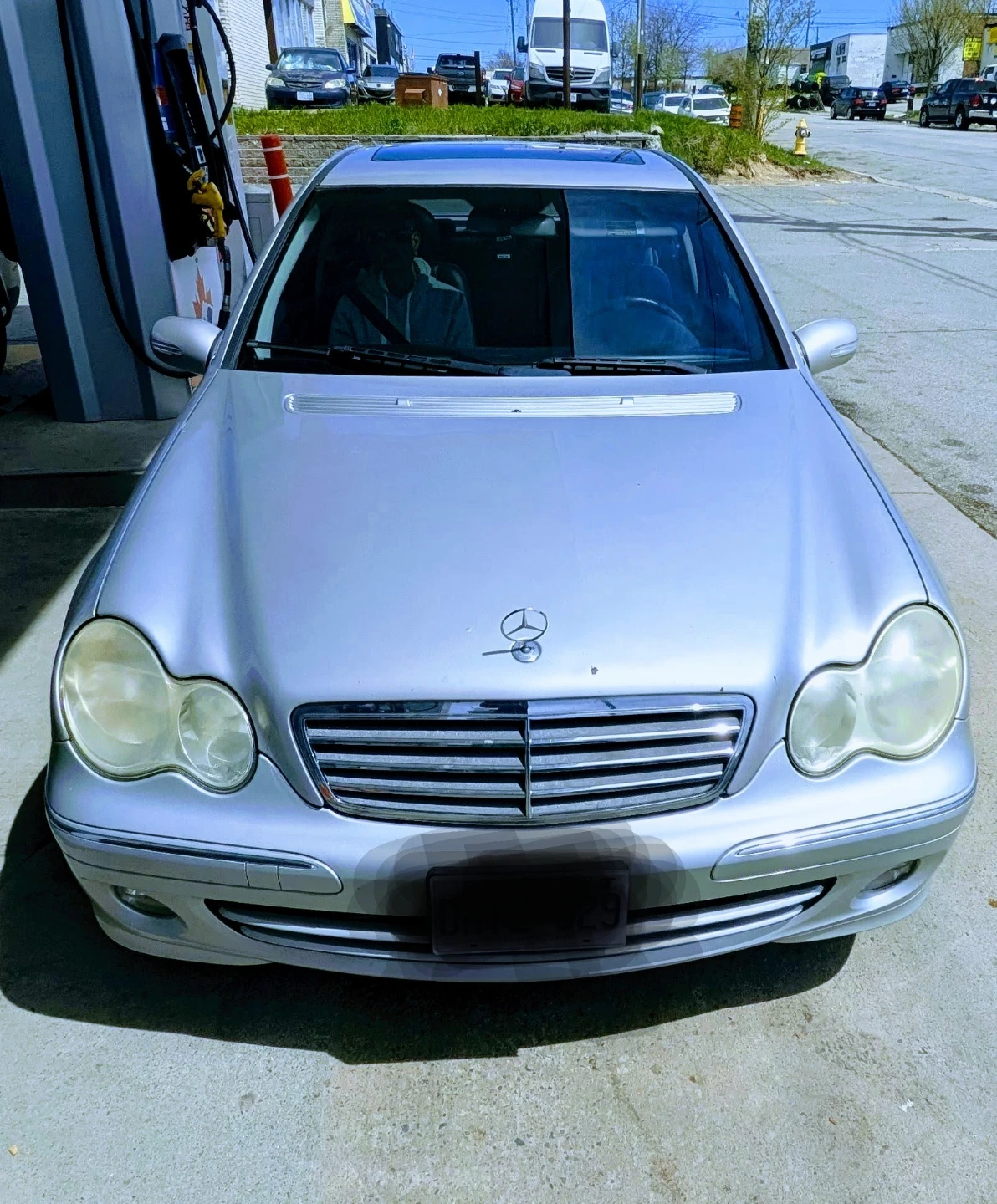 Silver Mercedes-Benz C-Class Sedan