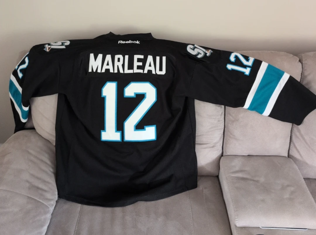 San Jose Sharks Patrick Marleau #12 Hockey Jersey CCM 56 - photo 2