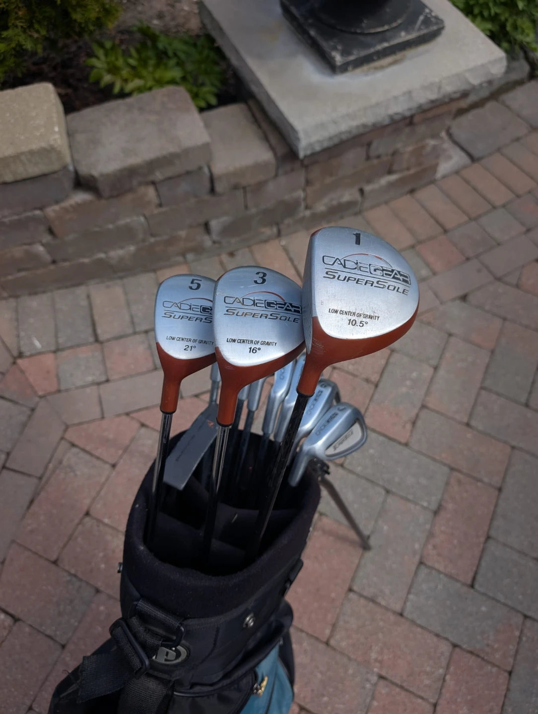 Men's left handed golf clubs with Bag - photo 3