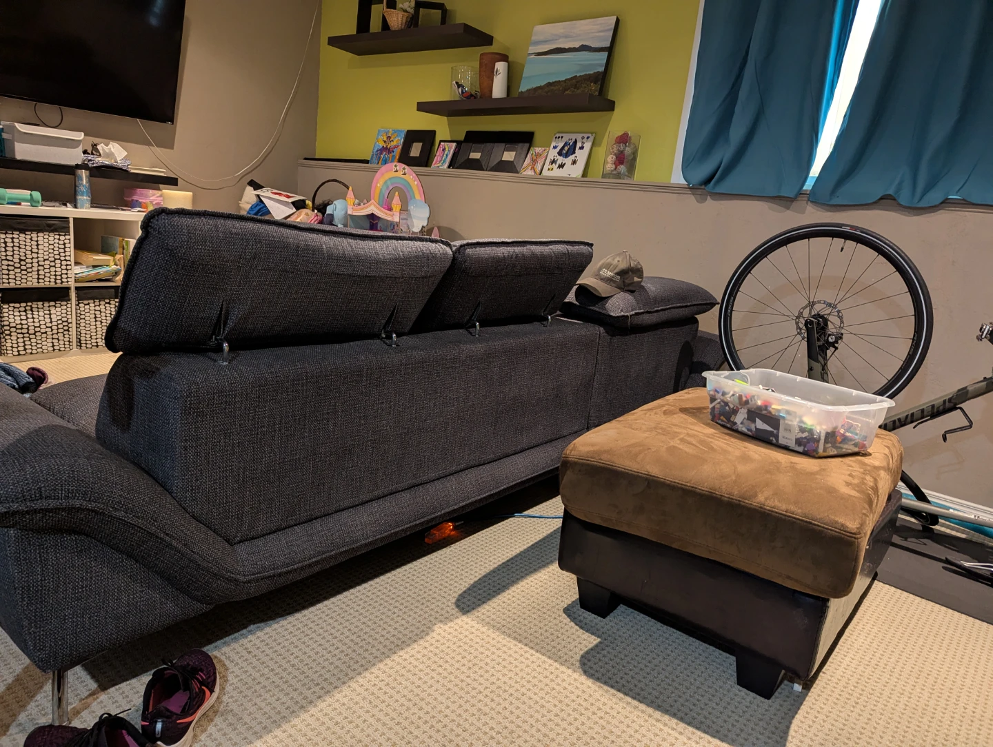 Dark Grey Sectional Sofa
