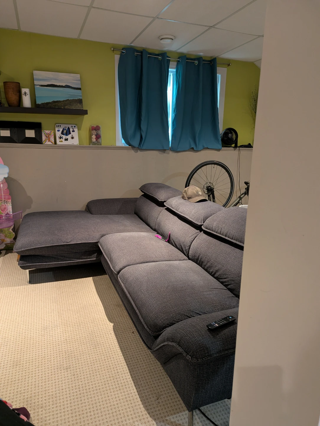 Dark Grey Sectional Sofa - photo 4
