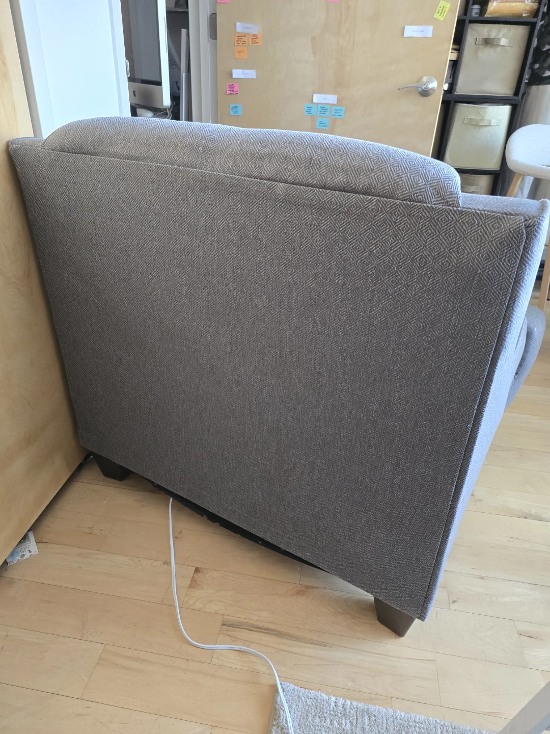 Grey Upholstered Accent Chair - photo 5