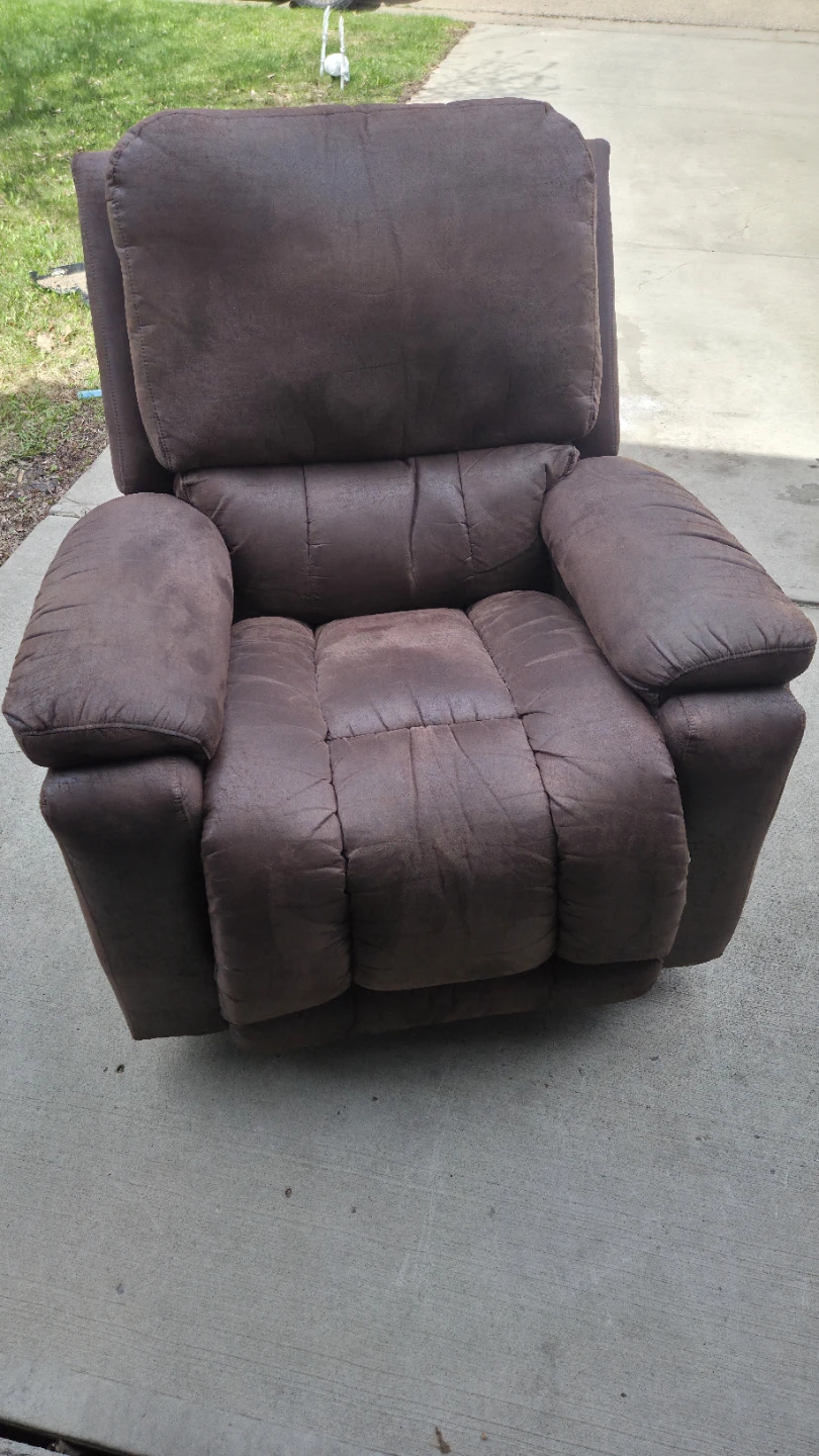 Lazy Boy Recliner - Brown non leather
