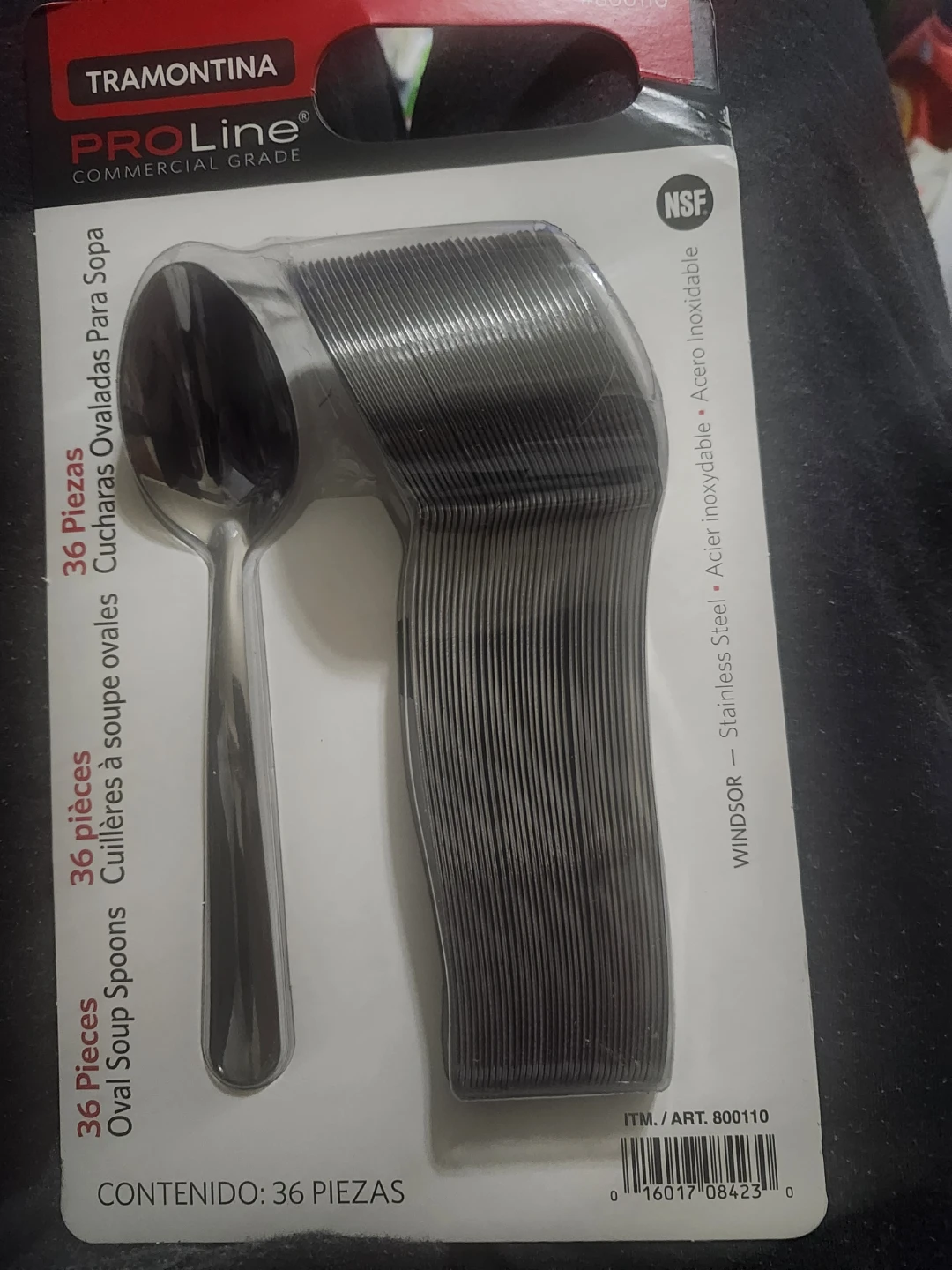 Tramontina ProLine 36-Piece Oval Soup Spoons