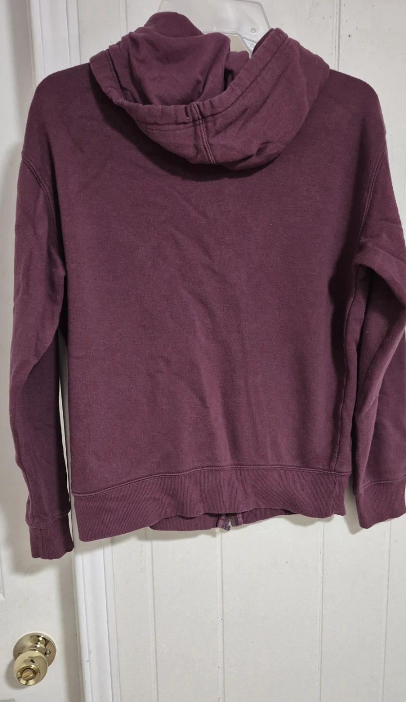 Burgundy hooded Jacket - photo 2