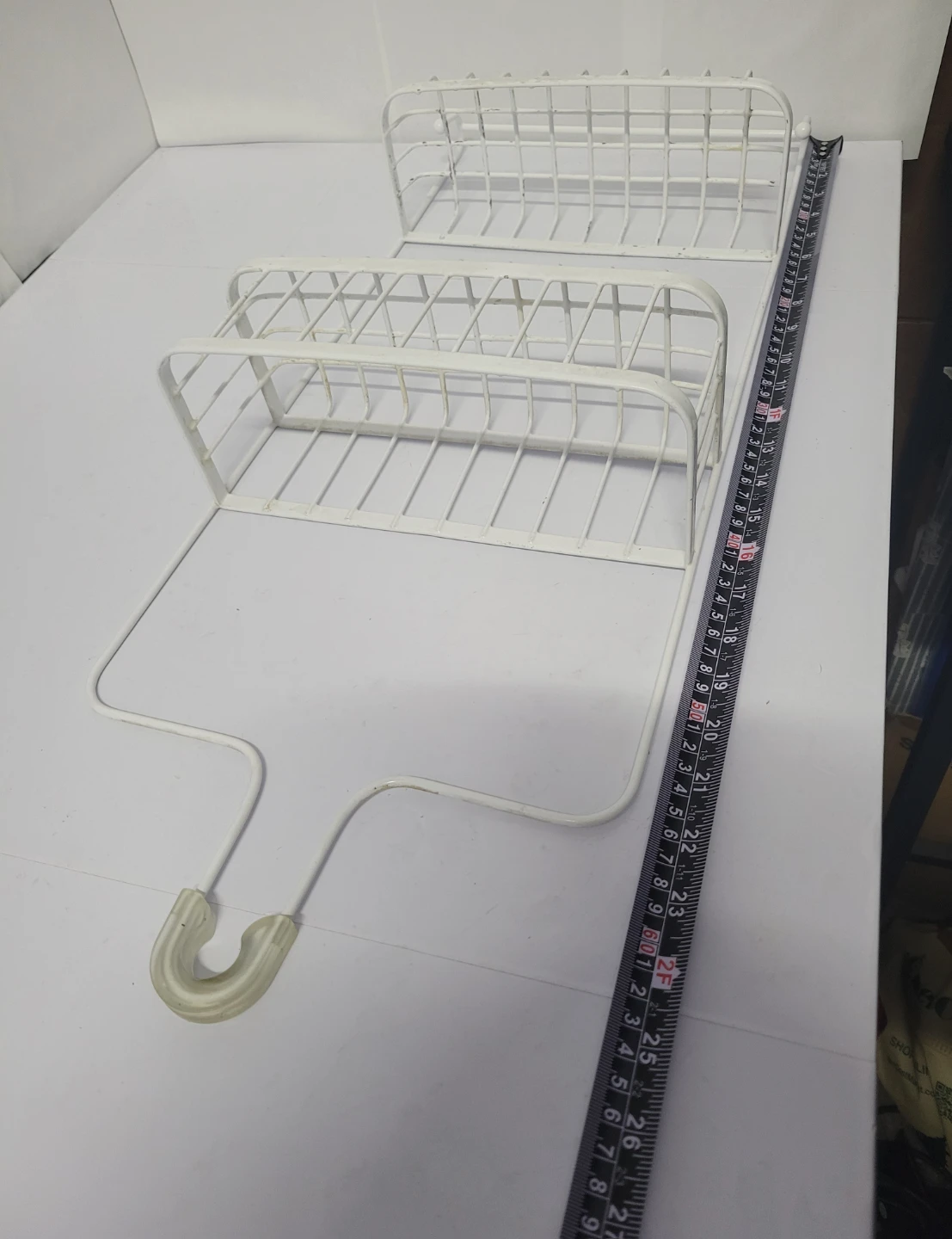 White 2-Tier Hanging Shower Caddy - photo 3