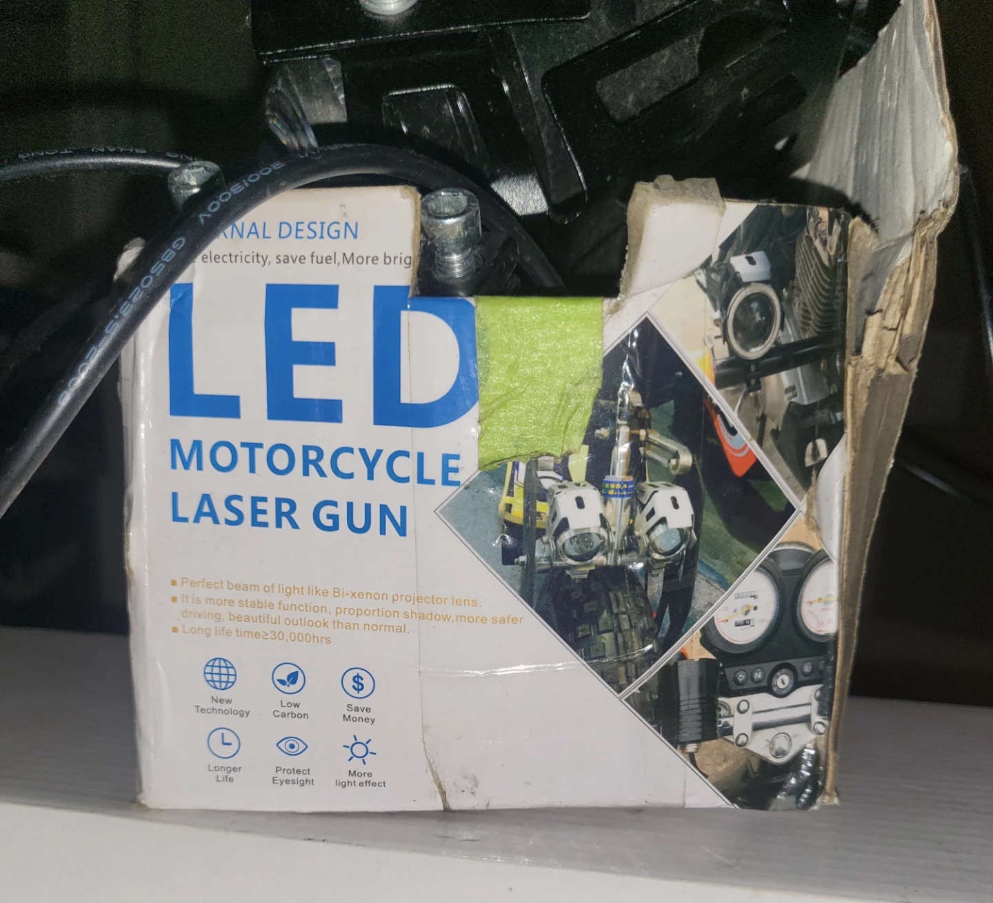 Led motorcycle laser gun lights - photo 3
