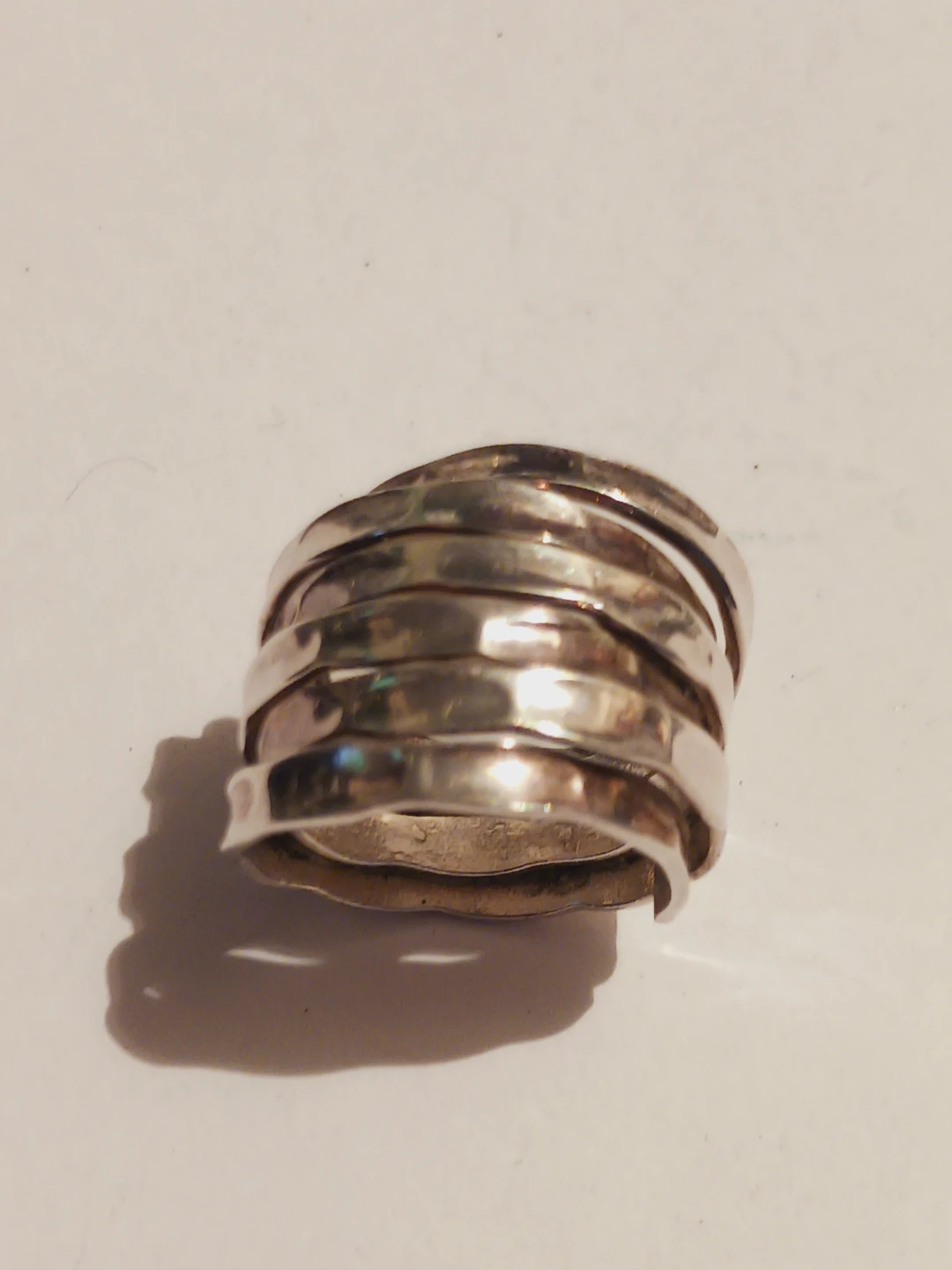 Sterling Silver 925 Mexico Stamped Ring. Size 7. - photo 4