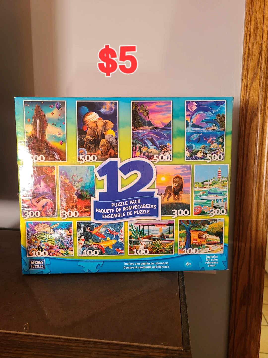 Mega Puzzles 12-Pack Puzzle Set