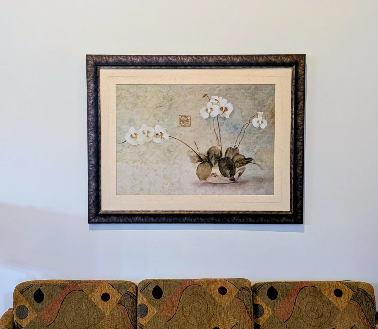Framed Orchid Art Print - photo 2