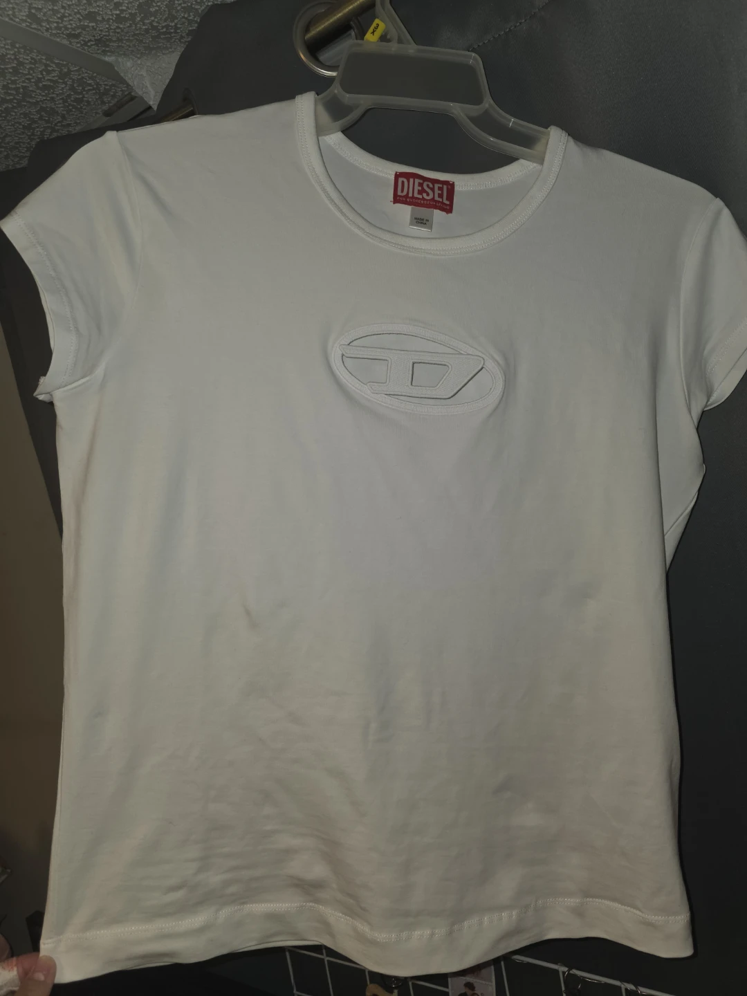 DIESEL White T-Angie T-shirt