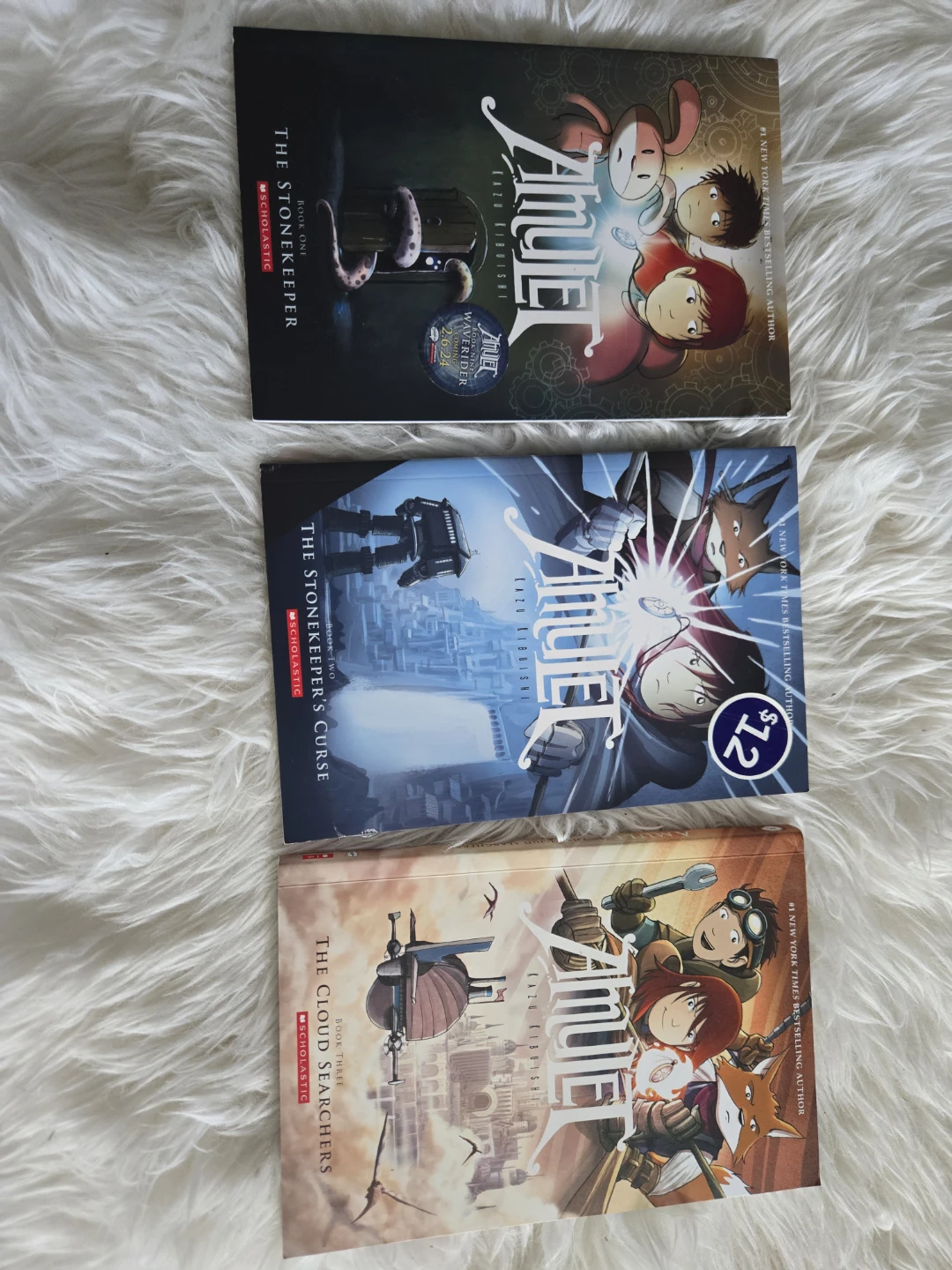 Amulet Graphic Novel Series Books 1-3 by Kazu Kibuishi