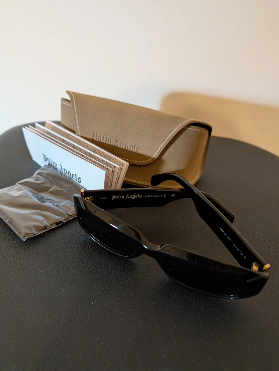 Palm Angels Black Rectangular Sunglasses - photo 2
