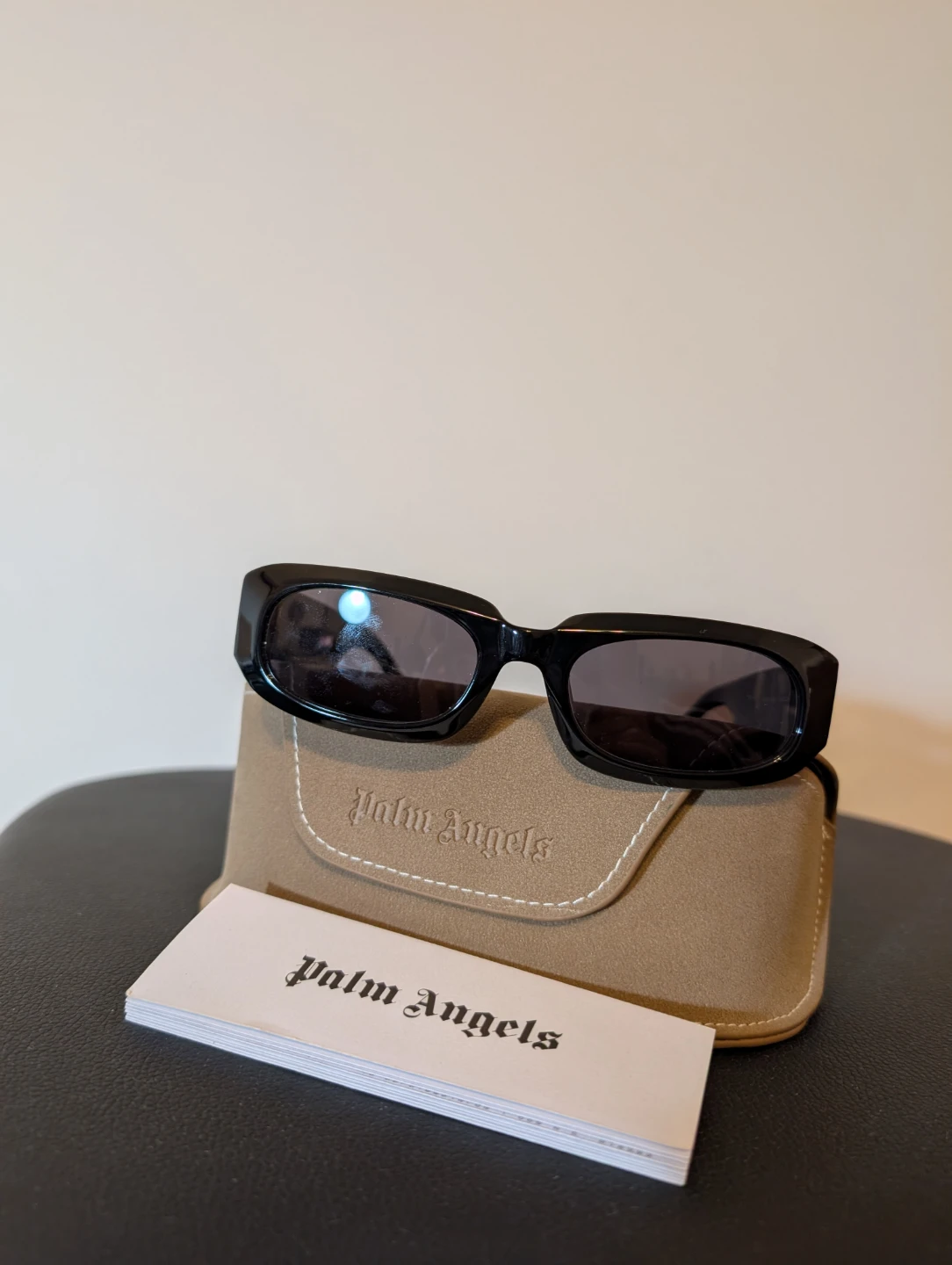 Palm Angels Black Rectangular Sunglasses - photo 4