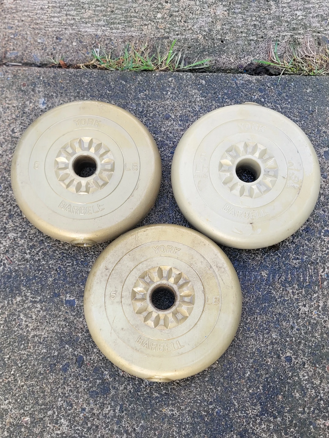 Poids York Barbell - 5 lbs, 2.5 kg