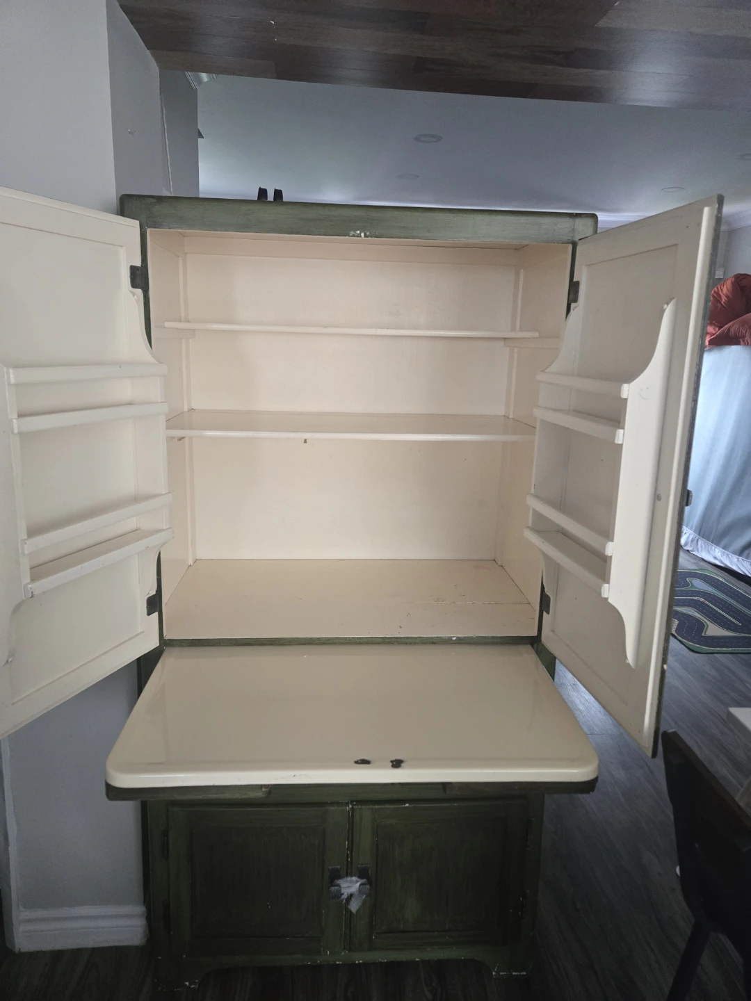 Vintage Green Kitchen hoosier - photo 2