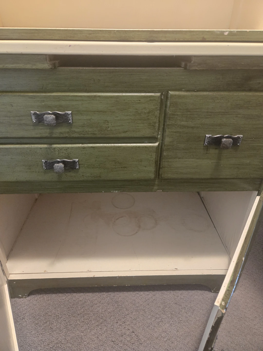 Vintage Green Kitchen hoosier - photo 4
