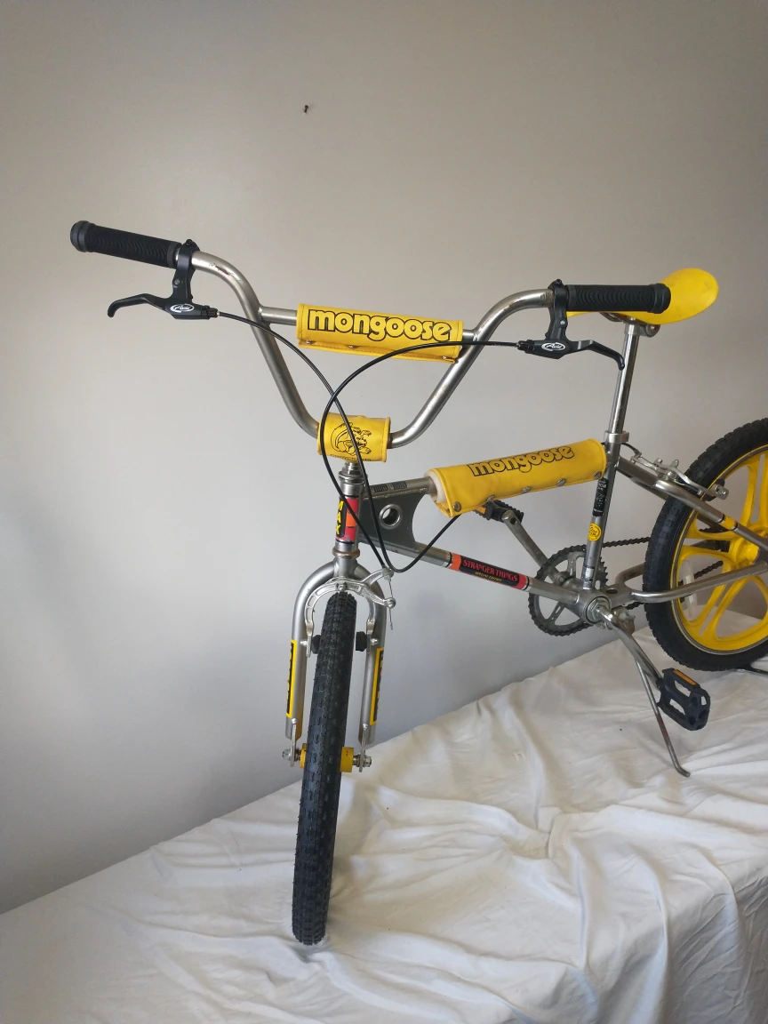 Vintage Mongoose BMX Bicycle - Yellow - photo 3