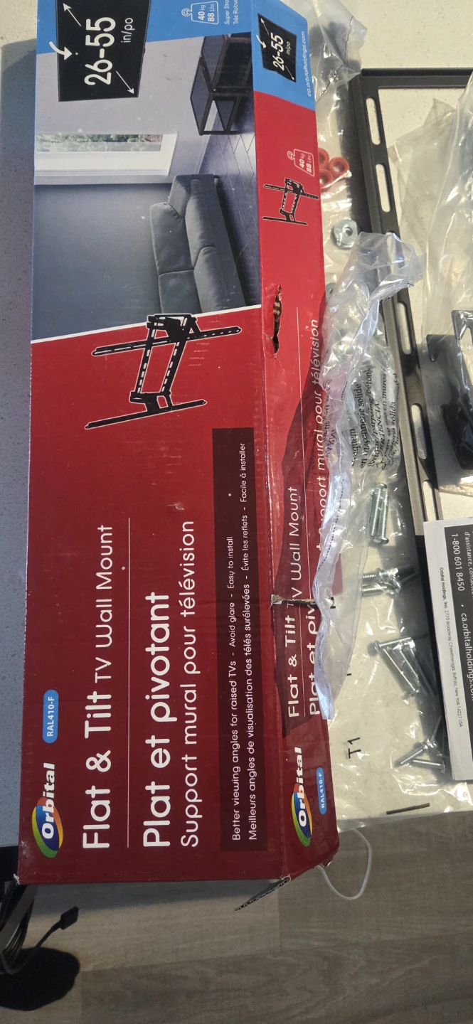 Orbital Flat & Tilt TV Wall Mount – Brand New - photo 2