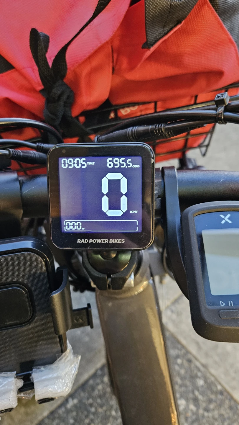 Rad Power Bikes Electric Bike with SkipTheDishes Bag
