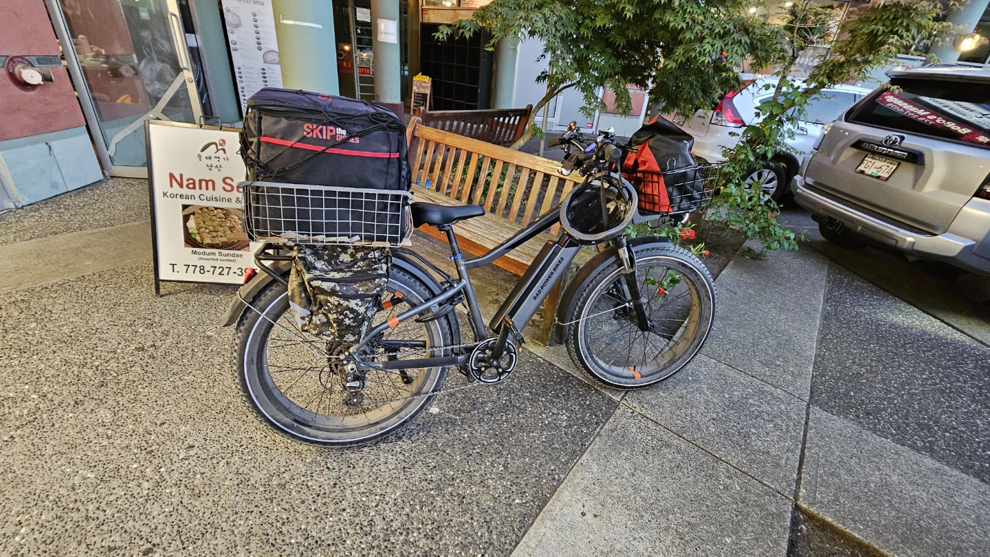 Rad Power Bikes Electric Bike with SkipTheDishes Bag - photo 2
