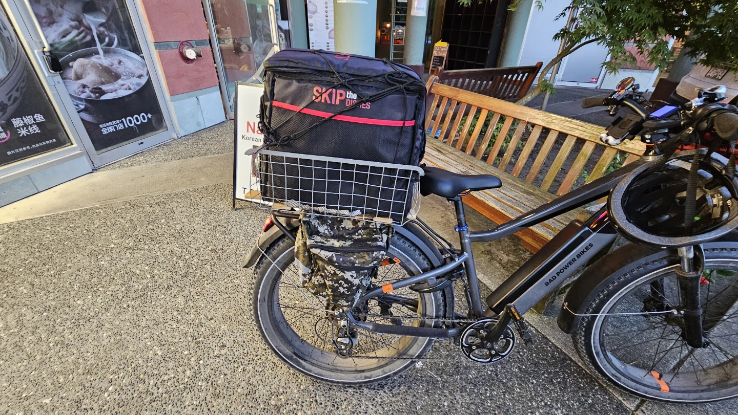 Rad Power Bikes Electric Bike with SkipTheDishes Bag - photo 3