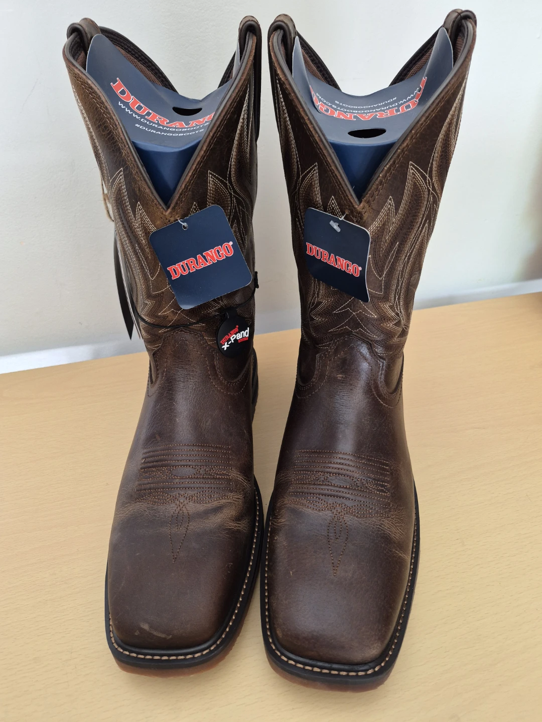 NEW Durango Men's Brown Leather Cowboy Boots - photo 2