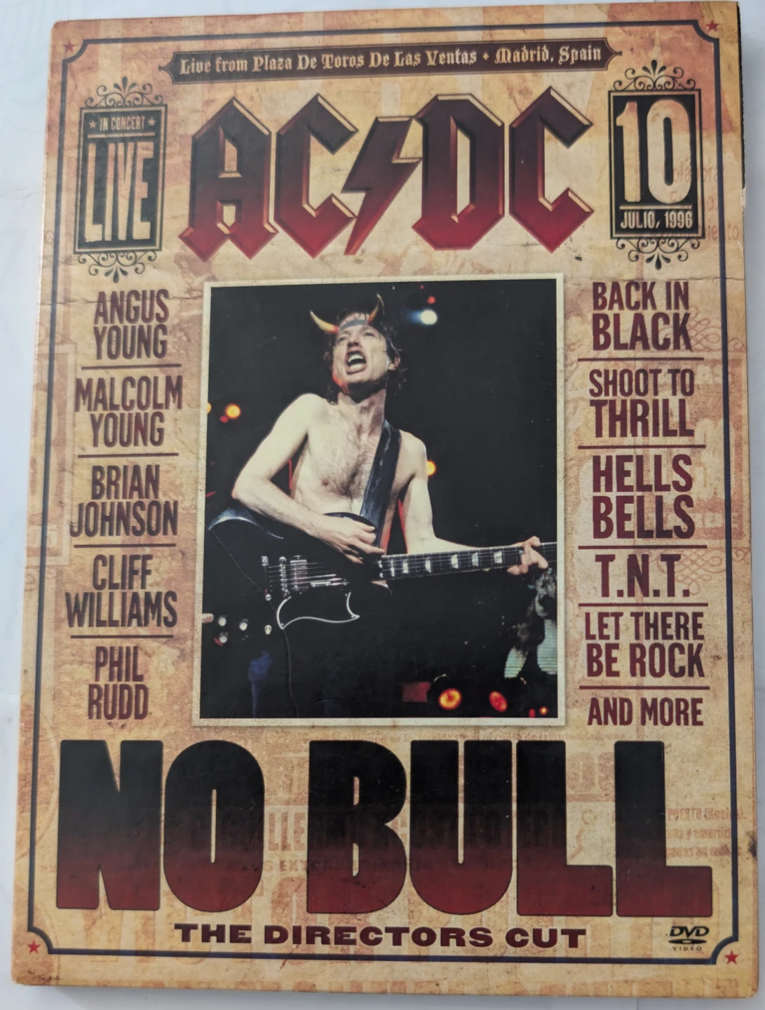AC/DC No Bull The Director's Cut DVD