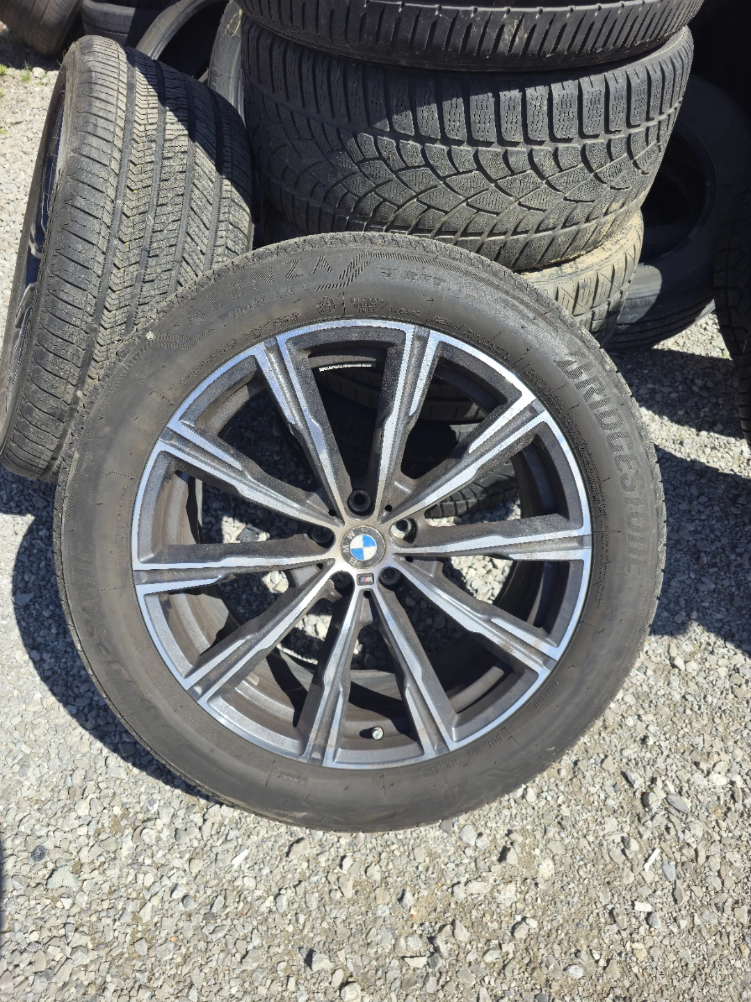 BMW X5 Alloy Wheel with Bridgestone Tire - photo 2