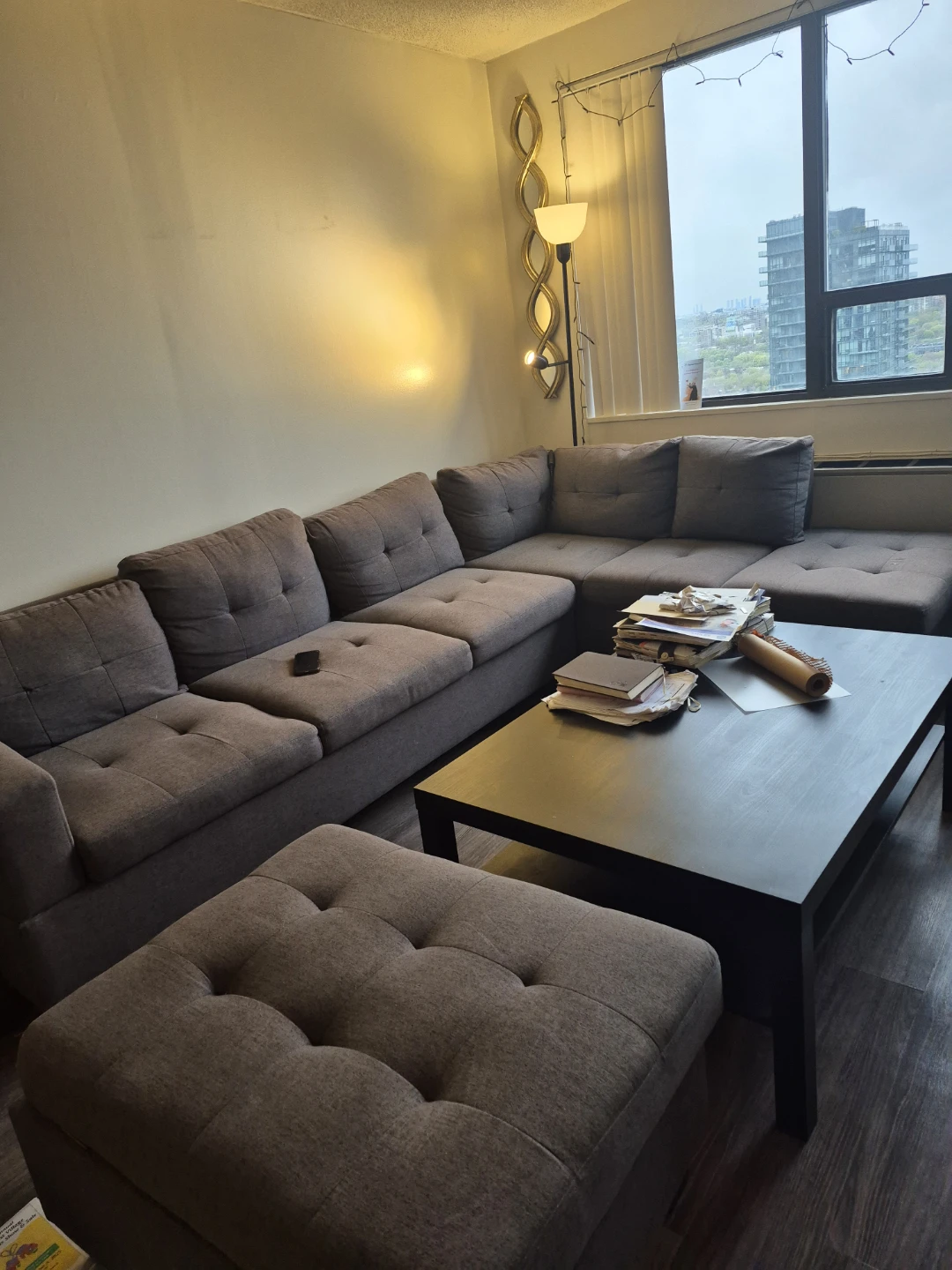 Grey Sectional Sofa - photo 3
