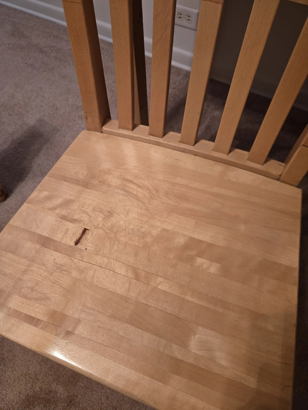 Wooden Desk with Drawers and Chair - photo 4