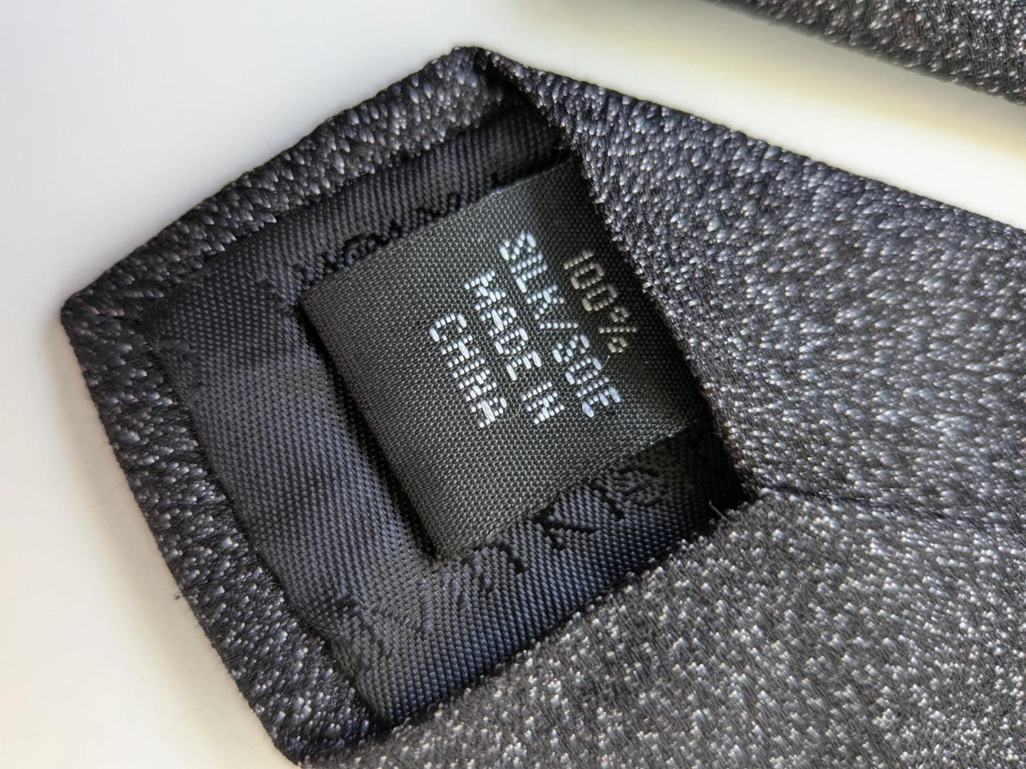 Calvin Klein Black Textured Silk Tie - photo 3