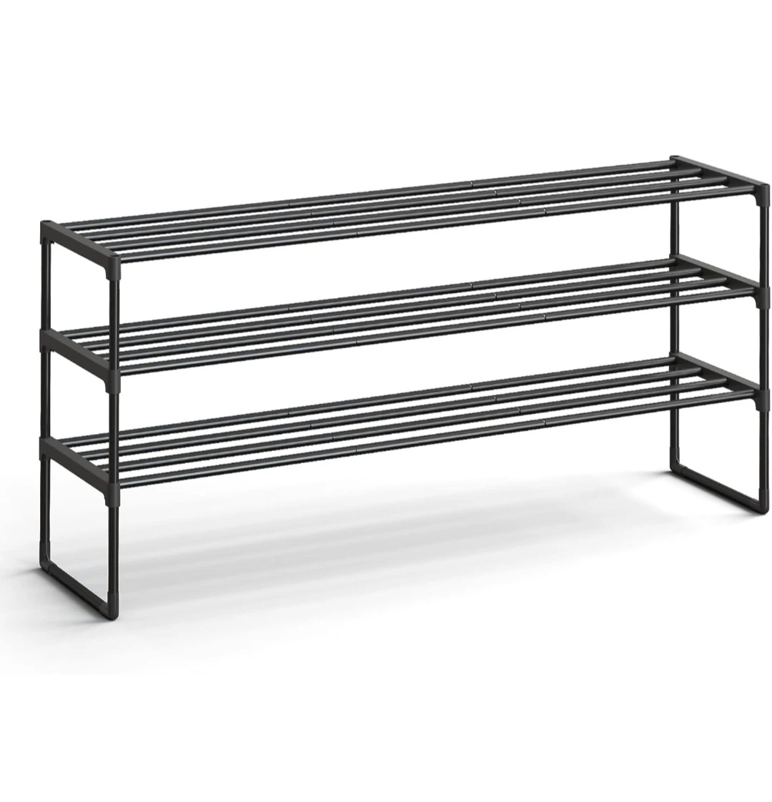 SONGMICS 3-Tier Shoe Rack - photo 2