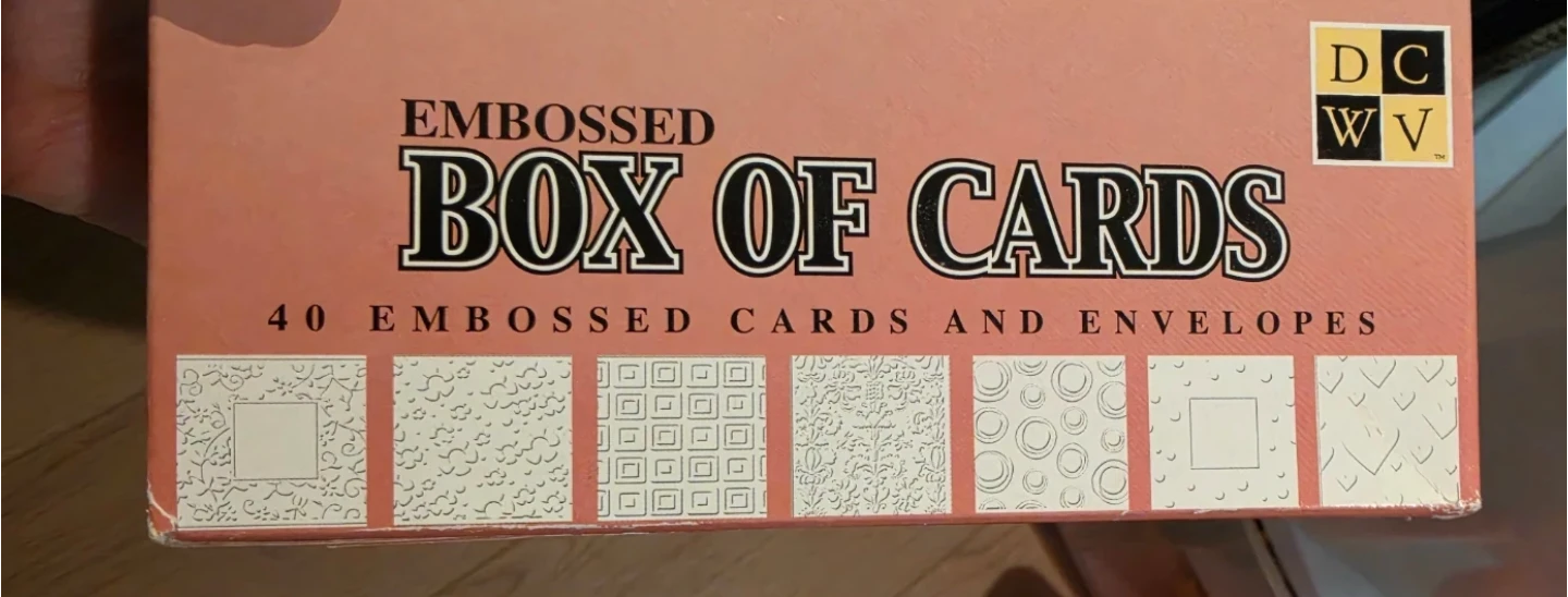 Embossed Box of Cards and Envelopes - 40 Count - photo 3