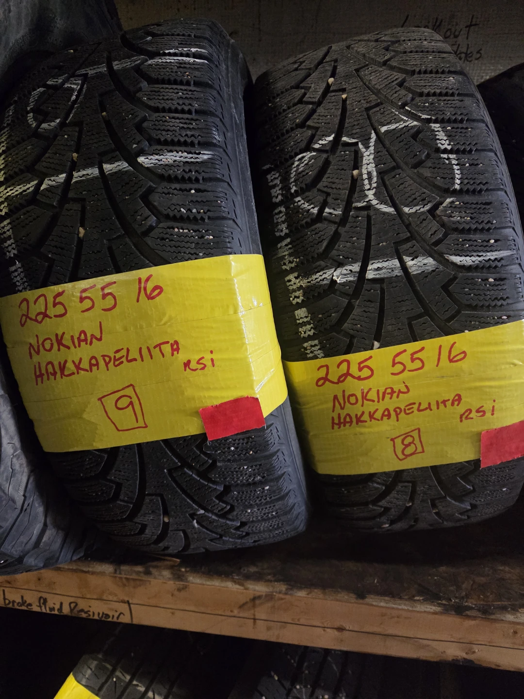 2 Nokian Hakkapeliitta RSI Winter Tires - 225/55 R16