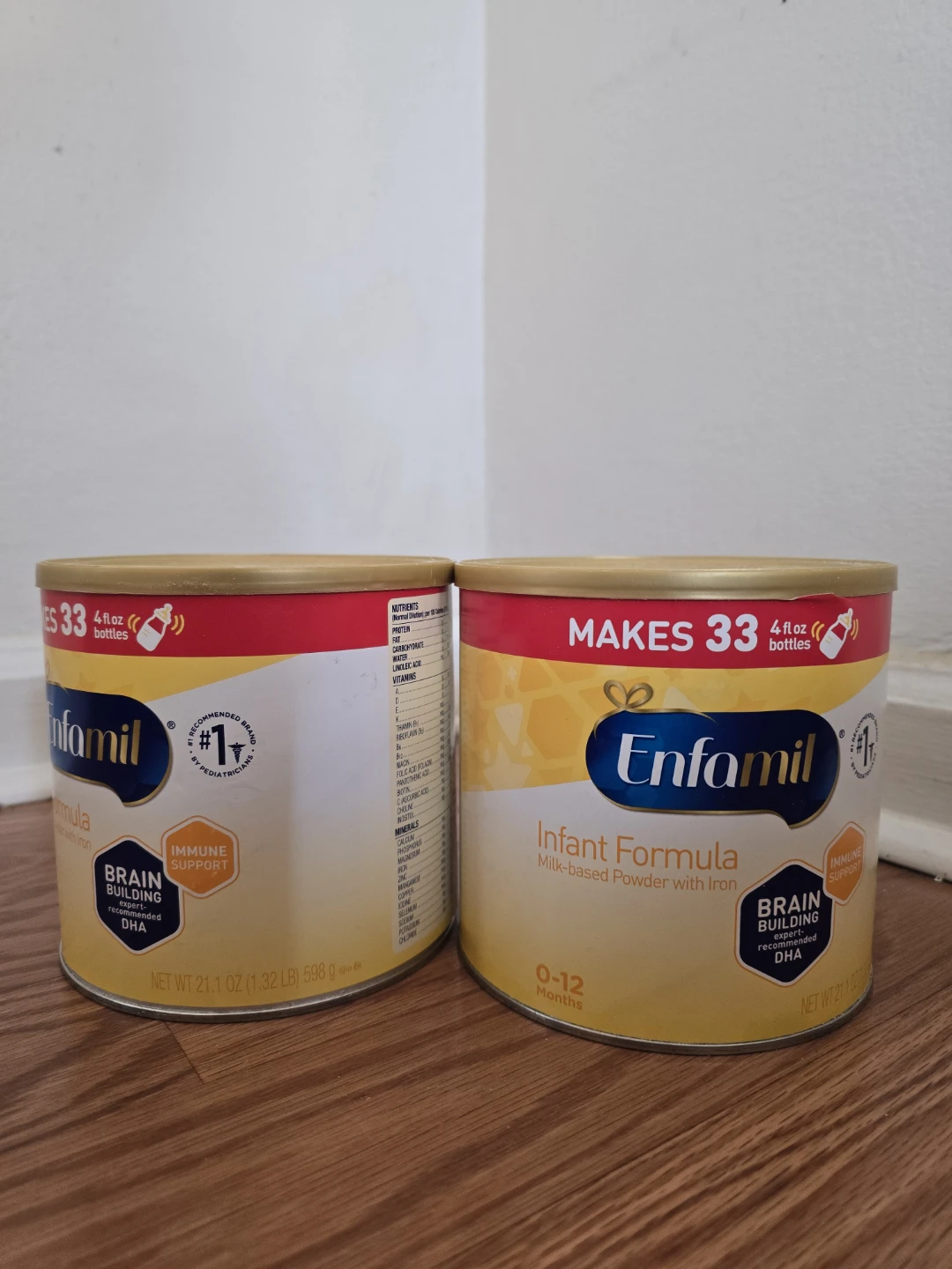 Enfamil Infant Formula Milk-Based Powder with Iron (2 cans) - photo 2