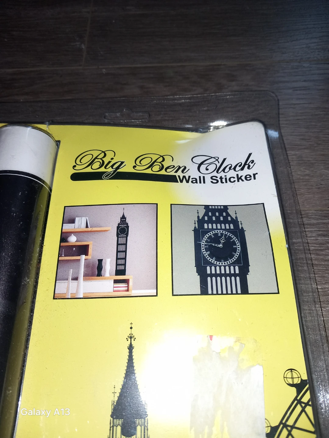 Big Ben Clock Wall Sticker with Mechanism - photo 3