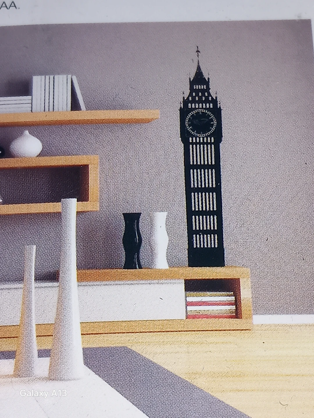 Big Ben Clock Wall Sticker with Mechanism - photo 4