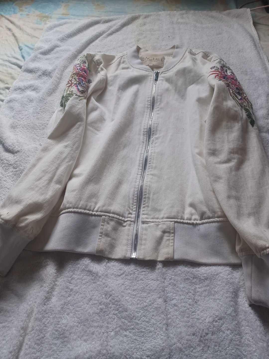 Rachel Rachel Roy Embroidered Bomber Jacket 2X - photo 2