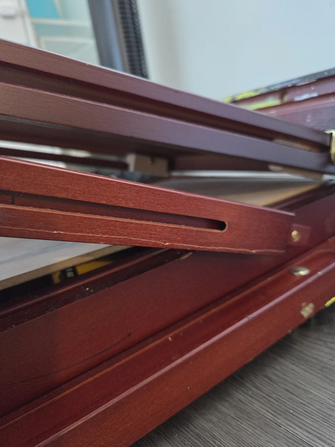 Wooden Art Easel with Palette
